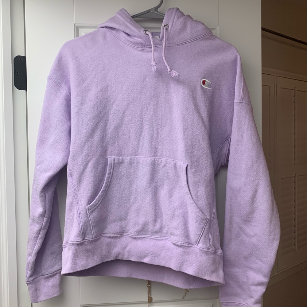 women’s lavender champion hoodie